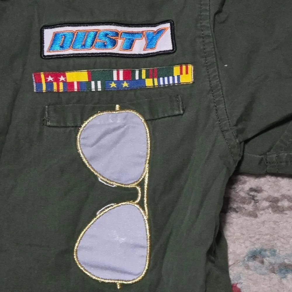 Dusty Green Short Sleeve Pilot Shirt